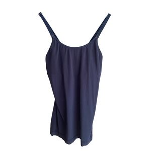 Navy Blue‎ Nursing Tank Women's XL Modern Eternity Maternity Postpartum